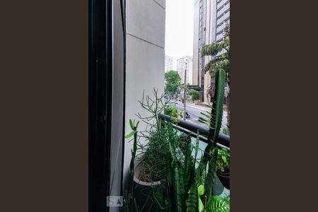 Varanda de apartamento à venda com 1 quarto, 68m² em Moema, São Paulo