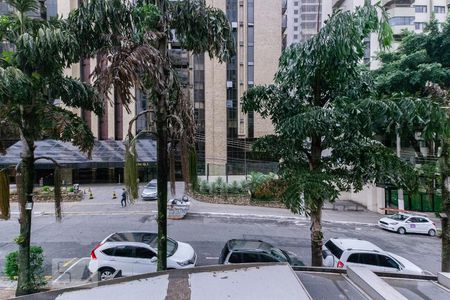 Vista da Varanda de apartamento à venda com 1 quarto, 68m² em Moema, São Paulo