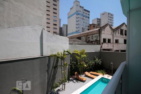 Vista de kitnet/studio para alugar com 1 quarto, 23m² em Centro, São Paulo