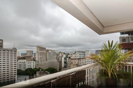 varanda de apartamento à venda com 2 quartos, 64m² em Centro, São Paulo