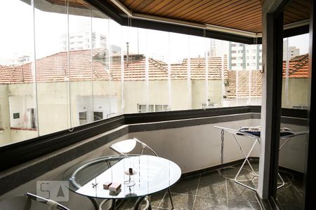 Varanda da Sala  de apartamento para alugar com 3 quartos, 190m² em Vila Clementino, São Paulo