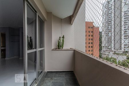 Varanda da Sala de apartamento para alugar com 2 quartos, 69m² em Vila Andrade, São Paulo