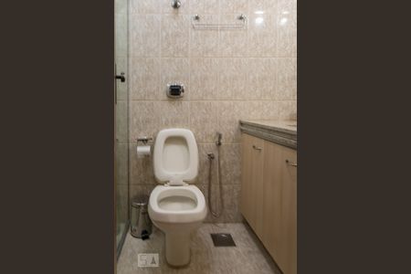 Banheiro da suite de apartamento para alugar com 3 quartos, 124m² em Santa Branca, Belo Horizonte