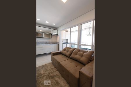 Sala de apartamento para alugar com 1 quarto, 37m² em Brooklin Paulista, São Paulo