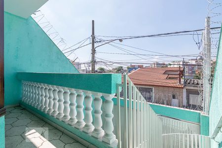 Varanda da Sala de casa à venda com 4 quartos, 220m² em Jardim das Maravilhas, Santo André