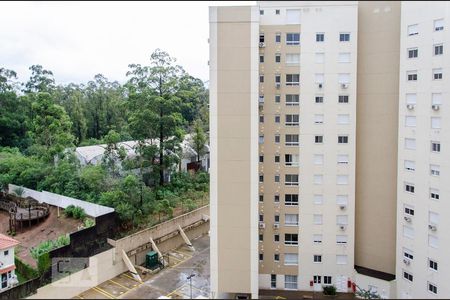 Vista sala e dormitórios de apartamento à venda com 2 quartos, 62m² em Marechal Rondon, Canoas