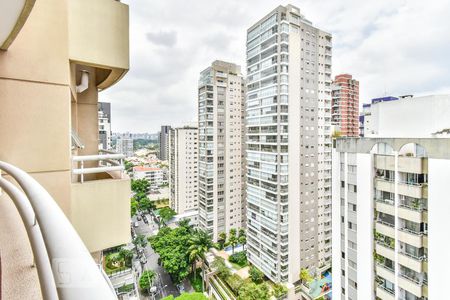 Varanda - Vista de apartamento para alugar com 1 quarto, 39m² em Pinheiros, São Paulo
