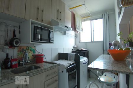 Cozinha de apartamento para alugar com 2 quartos, 50m² em Vila Campos Sales, Jundiaí