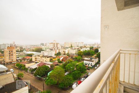 Sacada da sala de apartamento à venda com 2 quartos, 60m² em Cristo Redentor, Porto Alegre