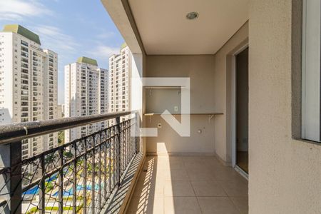 Varanda da Sala de apartamento para alugar com 3 quartos, 70m² em Vila Suzana, São Paulo