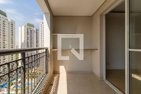 Varanda da Sala de apartamento para alugar com 3 quartos, 70m² em Vila Suzana, São Paulo