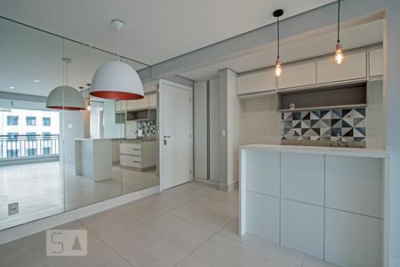 Cozinha e Sala de apartamento para alugar com 2 quartos, 65m² em Campo Belo, São Paulo