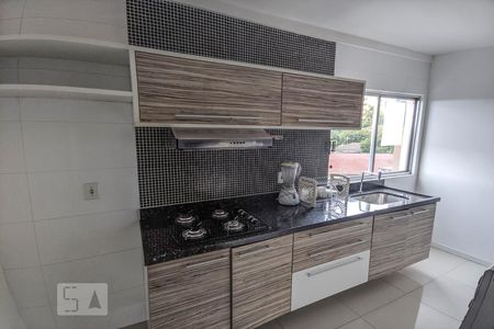 Cozinha - Armários de apartamento à venda com 1 quarto, 46m² em Vila Nova, Novo Hamburgo