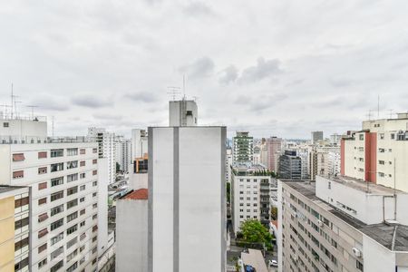 Varanda -Vista de apartamento para alugar com 1 quarto, 52m² em Jardim Paulista, São Paulo