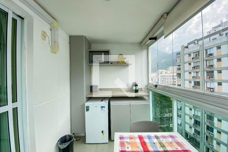 Varanda de apartamento para alugar com 1 quarto, 30m² em Botafogo, Rio de Janeiro