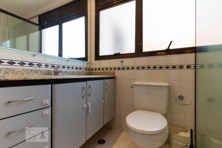 Banheiro da suíte 1 de apartamento à venda com 3 quartos, 150m² em Cambuí, Campinas