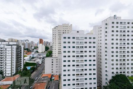 Vista da Varanda de apartamento para alugar com 1 quarto, 50m² em Moema, São Paulo