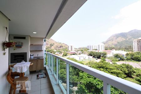 Varanda de apartamento à venda com 3 quartos, 94m² em Recreio dos Bandeirantes, Rio de Janeiro