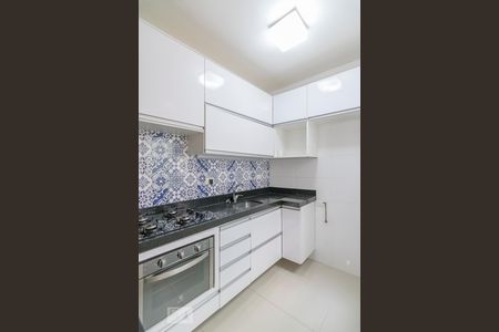 Cozinha de apartamento para alugar com 2 quartos, 45m² em Vila Scarpelli, Santo André