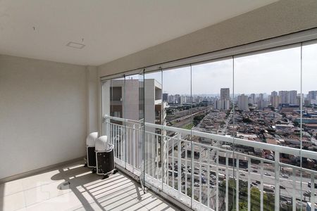 Varanda da Sala de apartamento para alugar com 1 quarto, 48m² em Tatuapé, São Paulo