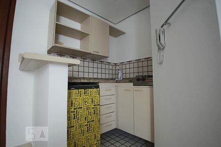 Cozinha de apartamento para alugar com 1 quarto, 36m² em Consolação, São Paulo