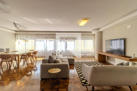 Sala de apartamento para alugar com 3 quartos, 270m² em Higienópolis, São Paulo