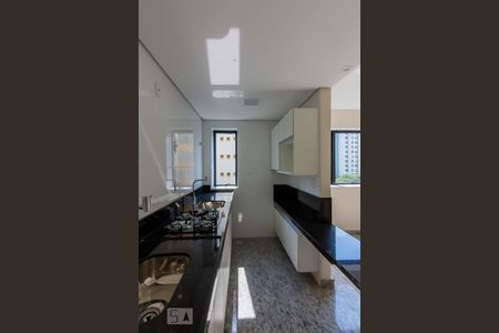 Cozinha de apartamento para alugar com 1 quarto, 40m² em Funcionários, Belo Horizonte