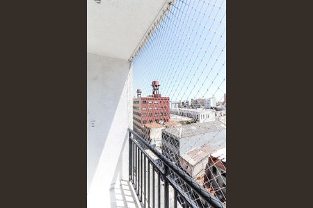 varanda de kitnet/studio para alugar com 1 quarto, 27m² em Brás, São Paulo