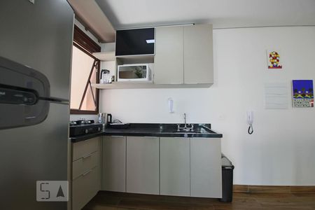 Cozinha de apartamento à venda com 1 quarto, 45m² em Santa Cecília, São Paulo