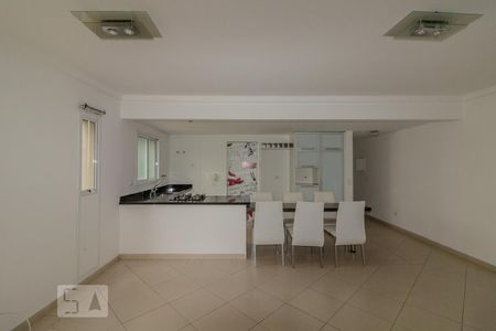 Sala e Cozinha de apartamento para alugar com 1 quarto, 75m² em Jardim, Santo André