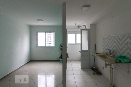 Sala e cozinha de apartamento para alugar com 1 quarto, 35m² em Quinta da Paineira, São Paulo