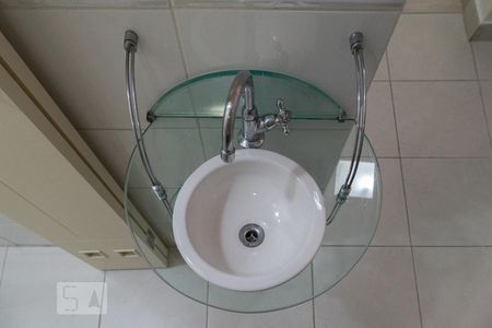 Detalhe do lavabo de apartamento para alugar com 1 quarto, 60m² em Vila Mariana, São Paulo