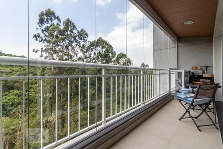 Varanda de apartamento à venda com 1 quarto, 59m² em Tamboré, Santana de Parnaíba