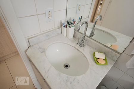 Detalhe banheiro de apartamento à venda com 2 quartos, 53m² em Vila Califórnia, São Paulo