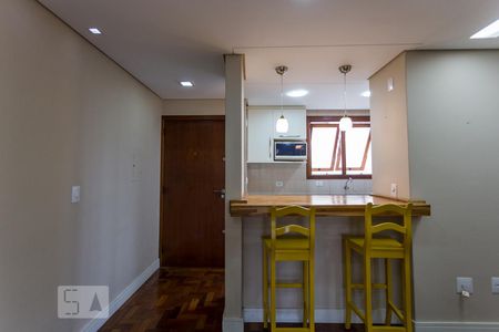 Sala de apartamento à venda com 1 quarto, 48m² em Tristeza, Porto Alegre