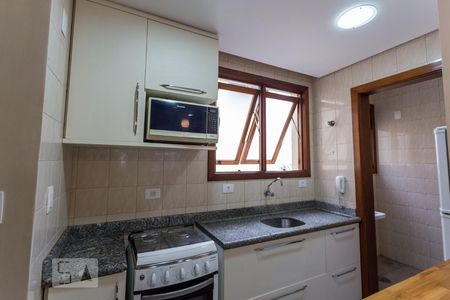 Cozinha de apartamento à venda com 1 quarto, 48m² em Tristeza, Porto Alegre