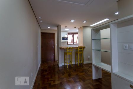 Sala de apartamento à venda com 1 quarto, 48m² em Tristeza, Porto Alegre