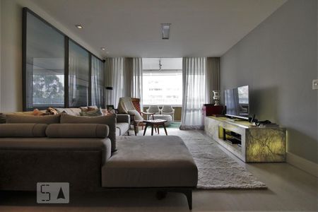 Sala de apartamento para alugar com 4 quartos, 156m² em Paraíso do Morumbi, São Paulo