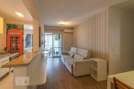 Sala de apartamento para alugar com 2 quartos, 75m² em Barcelona, São Caetano do Sul