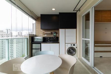 Varanda da Sala de apartamento para alugar com 1 quarto, 43m² em Paraíso, São Paulo