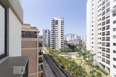 Varanda de apartamento para alugar com 1 quarto, 55m² em Barra da Tijuca, Rio de Janeiro