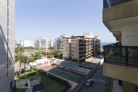 Varanda de apartamento para alugar com 1 quarto, 55m² em Barra da Tijuca, Rio de Janeiro