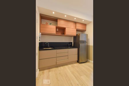 Cozinha de apartamento à venda com 1 quarto, 38m² em Marechal Rondon, Canoas