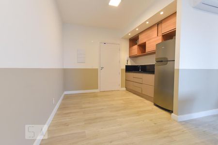 Cozinha - Sala de apartamento à venda com 1 quarto, 38m² em Marechal Rondon, Canoas
