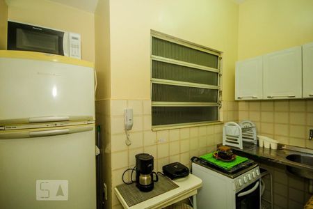 Cozinha de kitnet/studio para alugar com 1 quarto, 29m² em Copacabana, Rio de Janeiro
