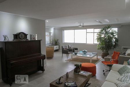 Sala de apartamento à venda com 3 quartos, 160m² em Lagoa, Rio de Janeiro