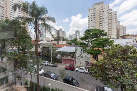 Varanda Vista de apartamento à venda com 2 quartos, 72m² em Vila Anglo Brasileira, São Paulo