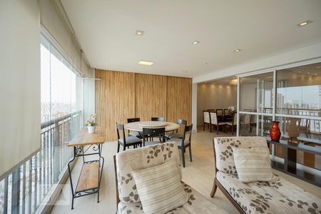 Varanda de apartamento à venda com 3 quartos, 202m² em Vila Regente Feijó, São Paulo