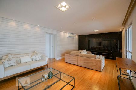 Sala de estar de apartamento à venda com 3 quartos, 202m² em Vila Regente Feijó, São Paulo