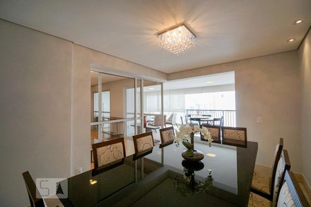 Sala de jantar de apartamento à venda com 3 quartos, 202m² em Vila Regente Feijó, São Paulo